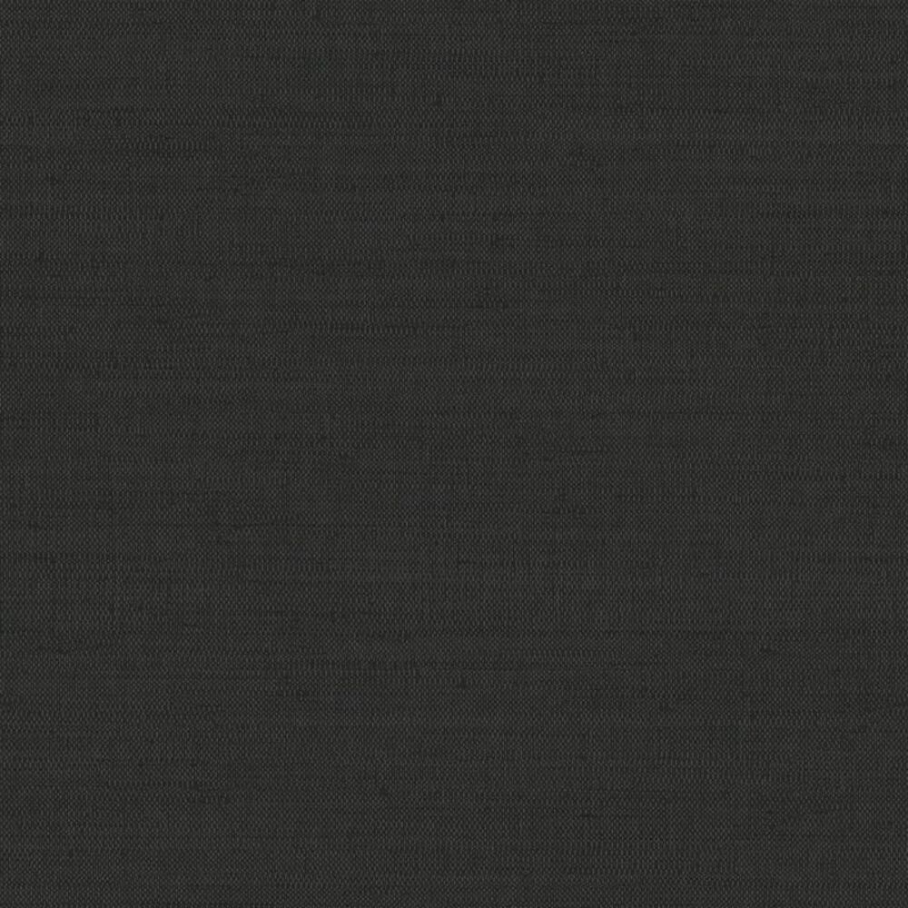 28 sq ft Faux Horizontal Grasscloth Textured Peel and Stick Wallpaper Black